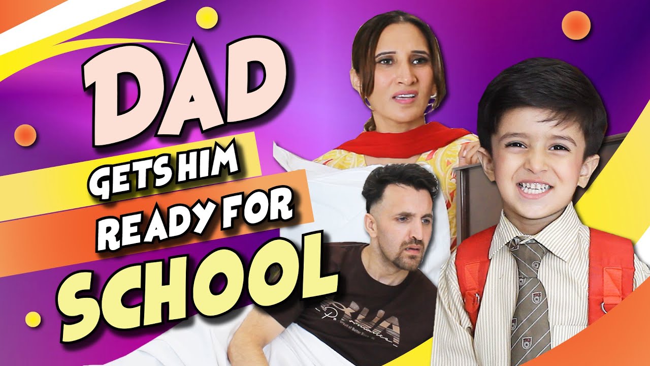 Ozzy Raja Dad gets him ready for school | OZZY RAJA #comedy - YouTube