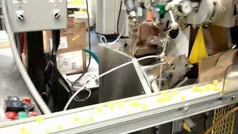 Paintballs being made