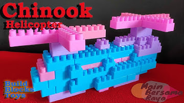 building blocks helicopter | chinook | building toys