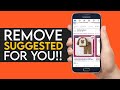How to Remove Suggested for your on Facebook 2026