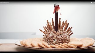 Turkey cheese ball gobble, gobble! this adorable will be the star of
pre-game table on thanksgiving day not only because he's ...