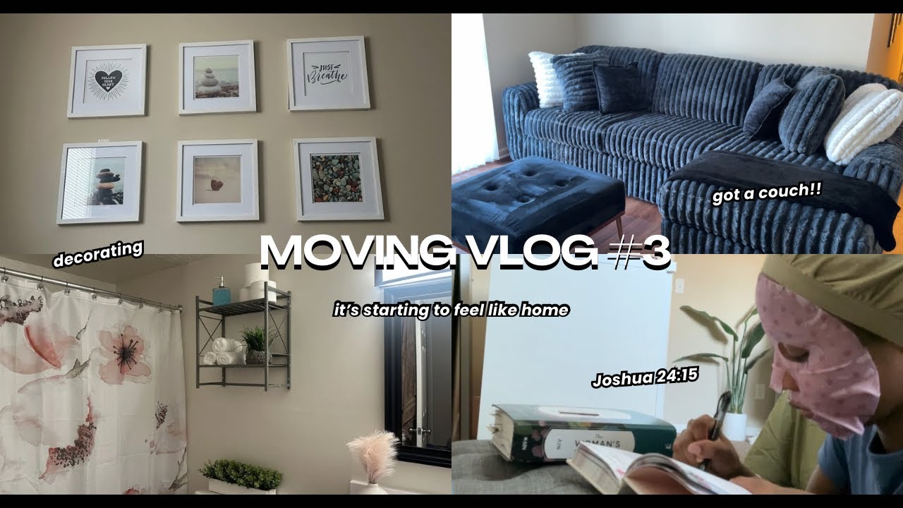 house into home.. finally decorating and furniture shopping | moving vlog #3