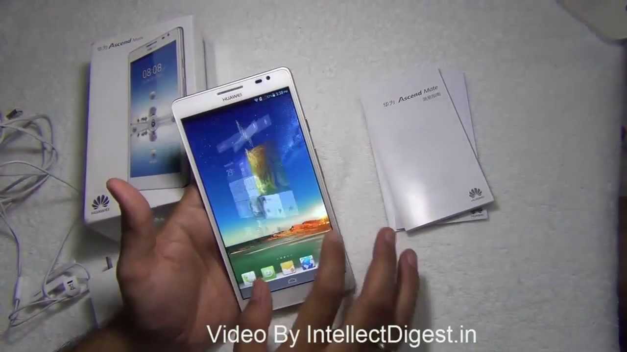 Huawei Ascend Mate Unboxing and Hardware Review