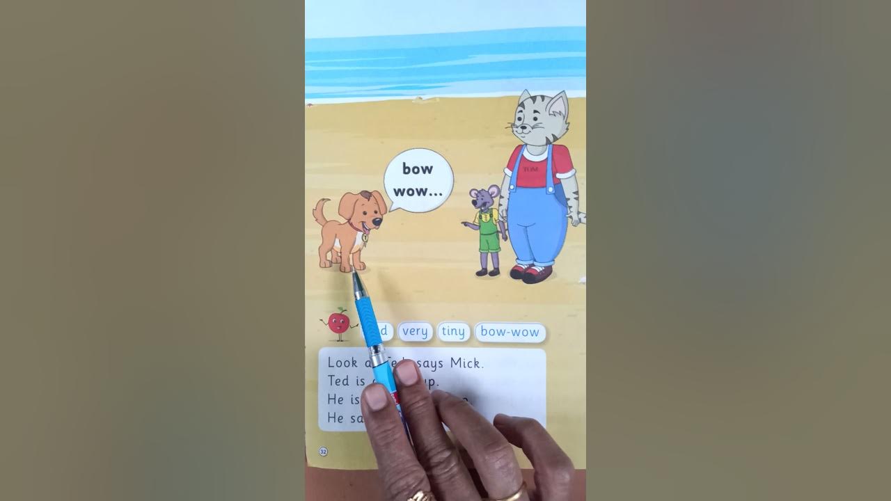 STD SR. kg, sub English Vikas Apple Phonic Primer Reading book Pg no