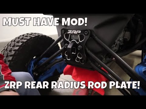 Can Am Maverick X3 ZRP Rear Radius Rod Plate - Install