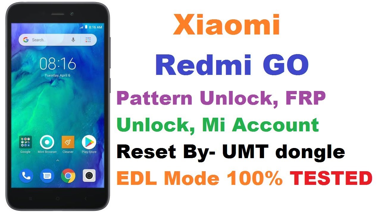 Redmi Go Frp Bypass