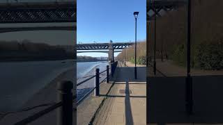 BIKE RIDE ALONG THE BANKS OF THE RIVER TYNE. #gravelcycling