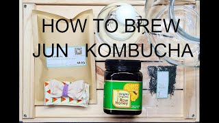 How to Make Jun Kombucha Tea