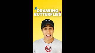 You're drawing butterflies wrong #shorts