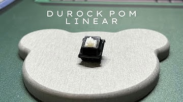 Durock POM Linear L&F on KBD67 Lite Sound Test ASMR