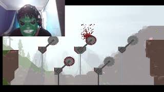 Super Meat Boy Oynuyoruz (SİNİRDEN ÇILDIRMALIK!! İLK FACECAMLI VİDEO!)