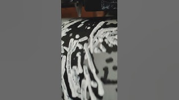 pen plotter painting with acrylic paint #generativeart #penplotter #algorithmicart