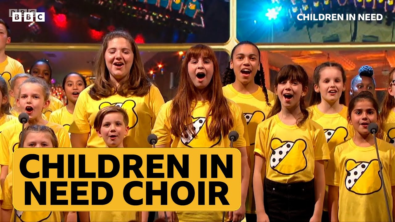 The BBC Children in Need choirs perform ‘True Colours’ | BBC Children ...