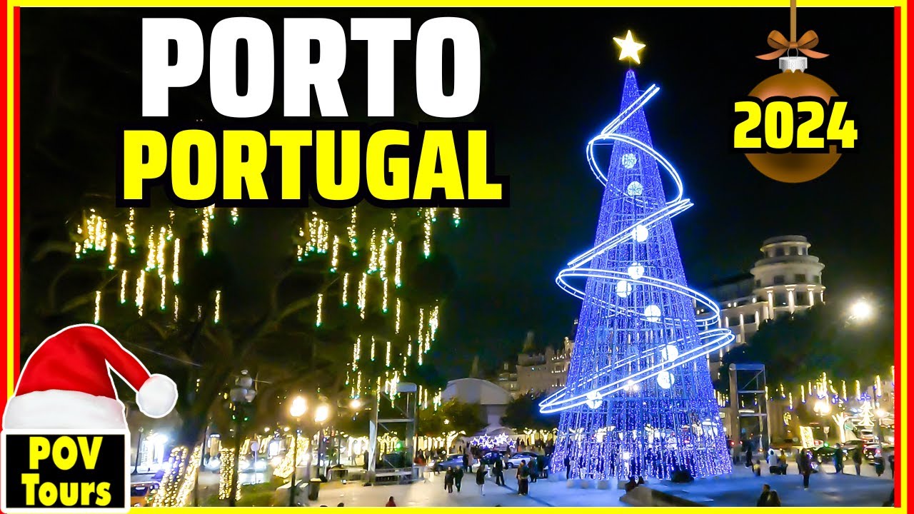 🔴Рождественские огни Порту 2024 | Португалия