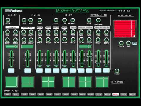 Roland Aira TR-8 Rhythm Performer - VST Midi Editor " TR-8 EFX.Remote" PC / MAC