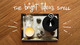 bright ideas spell ⚡️for story solutions & creative blocks