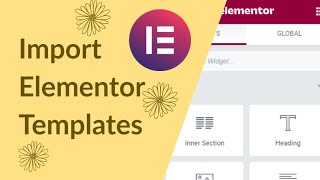 How to Import Template From Elementor Library 2021 | WordPress
