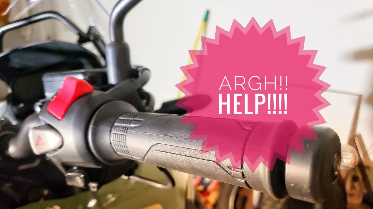 How to Correctly and Easily Remove a Handlebar Weight from a CB500x