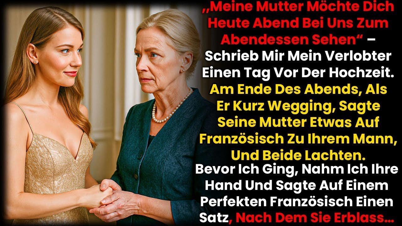 „Meine Mutter Will Dich Heute Abend Sehen“ – Schrieb Mein Verlobter Einen Tag Vor Der Hochzeit...