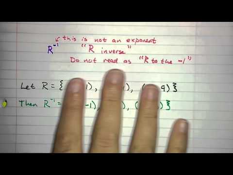 1.2.1 - Inverse of a Relation