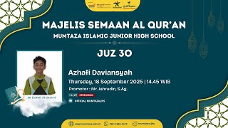 🔴 TASMI' AL-QURAN BIL GHOIB JUZ 30 - AZHAFI DAVIANSYAH