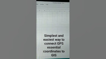 simplest way to connect gps essential to gis