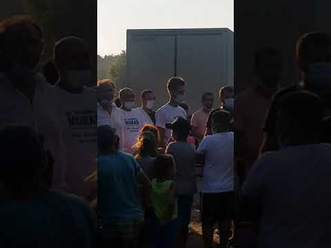 Mohammad Murad împarte pungi în Balta Blebea din Mangalia