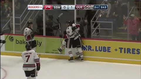 Draft Eligible Matt Poitras goes bar down