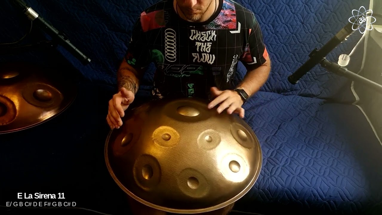 E La Sirena 11 Atom Handpan (09.07.2022) Stainless Steel