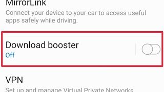 Enable Disable Download Booster in Samsung Galaxy S9 screenshot 5