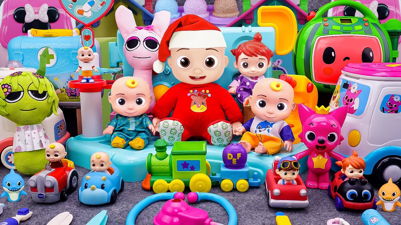 ASMR🎋33 Minutes Satisfying with Unboxing Sprunki Collection, COCOMELON Ambulance,Pingfong Nurse Set