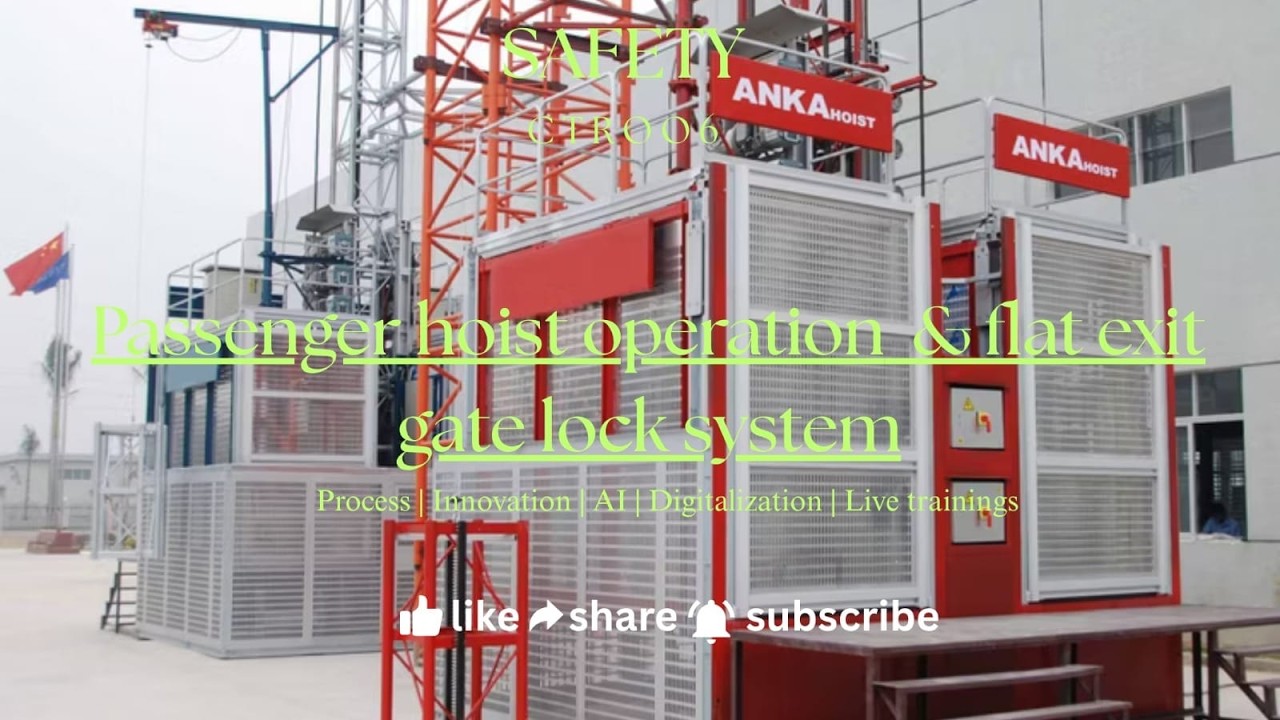 Vol-1- Passenger Hoist and key areas inspections by Incharge - YouTube
