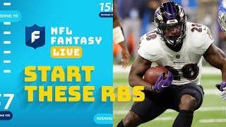 TOP Fantasy RBs in Week 5 | NFL Fantasy Live