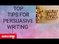 Persuasive writing