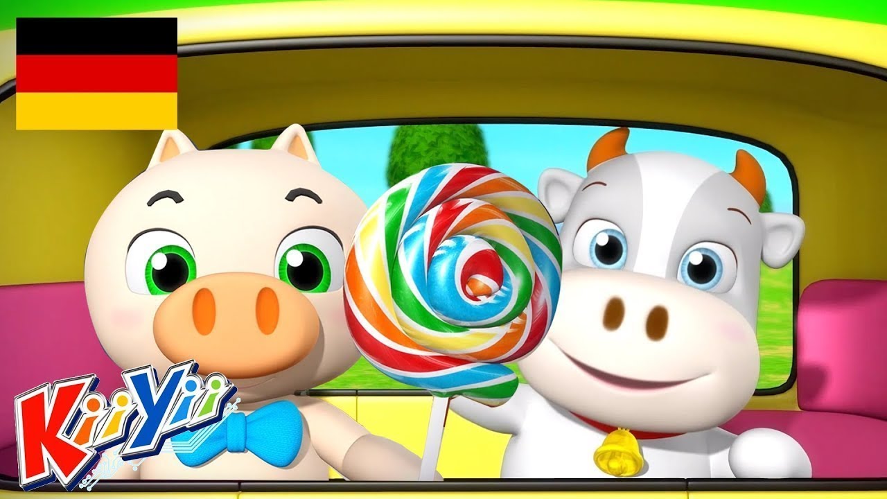 Der Bauer aus dem Tal  | +weitere Kinderlieder | Deutsch | Cartoon | KiiYii