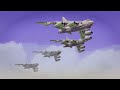 B-52 Stratofortress Bombing Run | 2D Animation