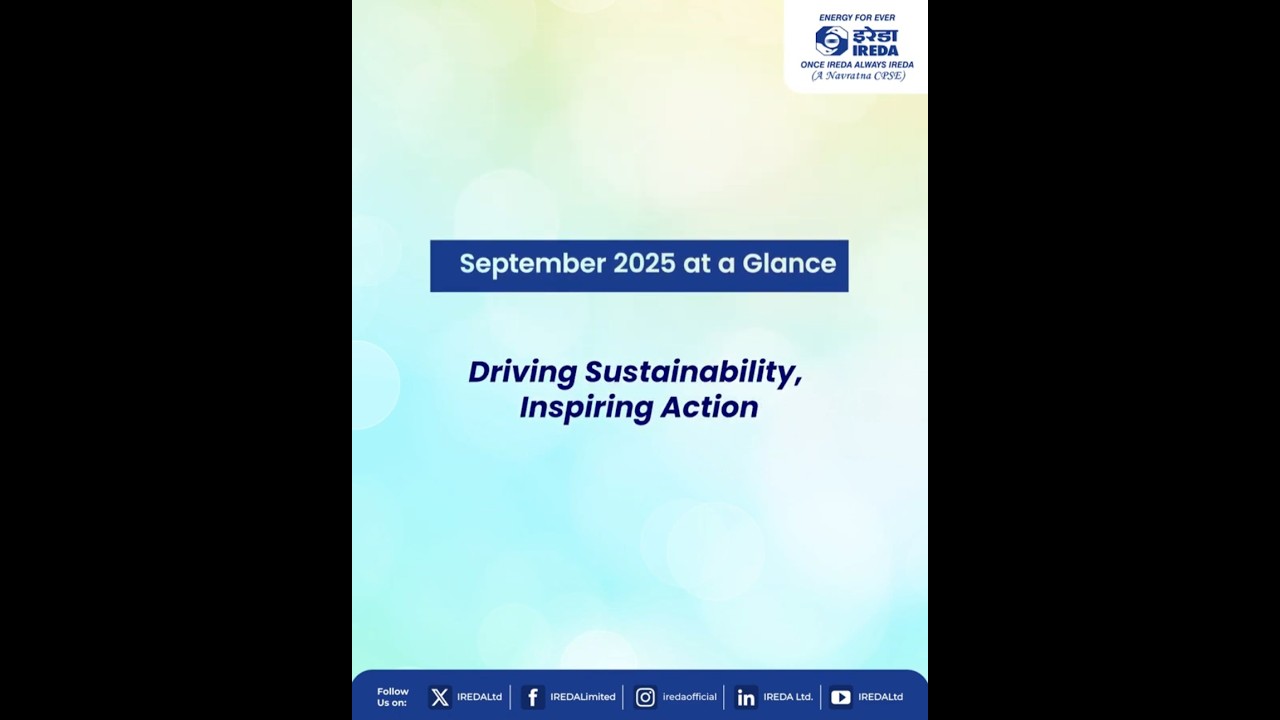 IREDA - September 2025 at a Glance