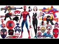 Marvel Spider Man series unboxing, popular Spider Man action dolls, Marvel popular electric toy guns