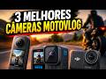 3 Melhores CÂMERAS para MOTOVLOG Em 2026! Qual Melhor CÂMERAS MOTOVLOG Para Comprar?