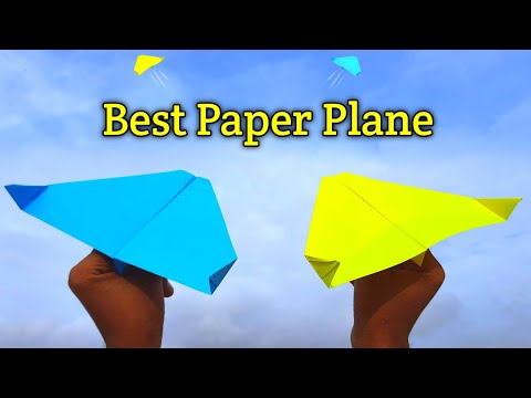 how to make paper plane , best flying paper plane , paper bat plane , world record paper plane