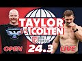 World record crossfit open workout 243 taylor self vs colten mertens by born primitive