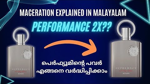 MACERATION EXPLAINED - INCREASE PERFUME PERFORMANCE #youtube