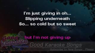 Never Let Me Go -  Florence And The Machine (Lyrics karaoke) [ goodkaraokesongs.com ]