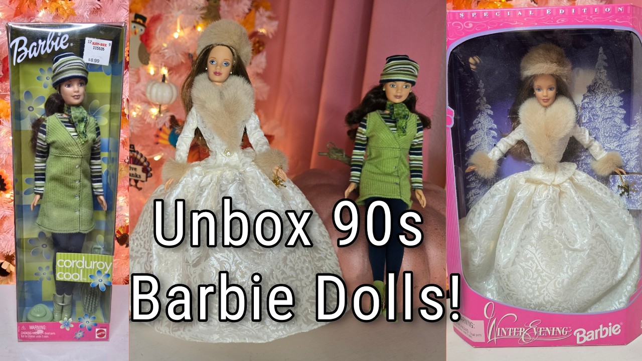 Barbie- Winter Evening and Corduroy Cool Unboxing!