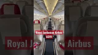 Inside of Airbus A319 Royal Jordanian #shorts