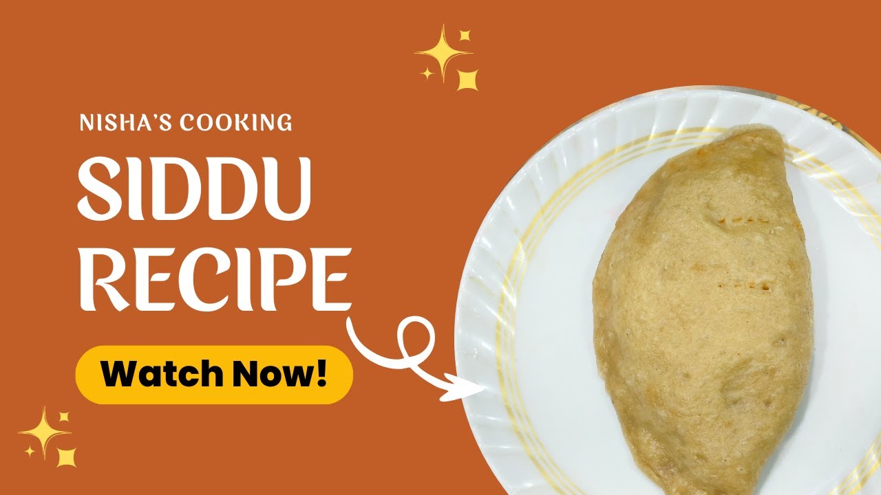 Siddu recipe | #healthyfood - YouTube