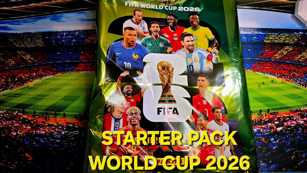 HIT! NOWOŚĆ! FIFA WORLD CUP 2026 PANINI. OTWIERAM STARTER PACK Z GOLDEN BALLER MESSI. ALBUM DANIELOS