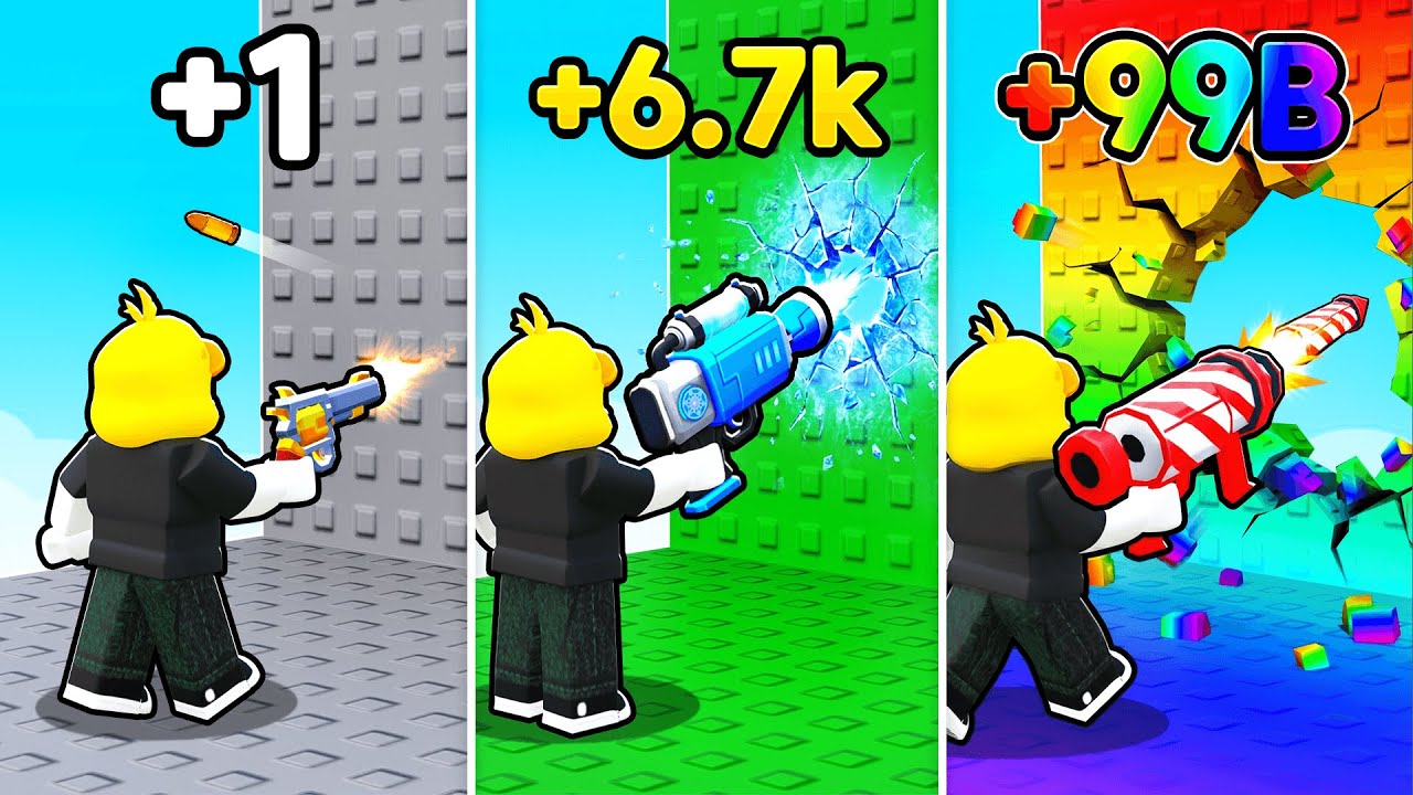 I Shot Through 7,201,409 WALLS in Roblox!