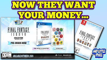 Now Square Enix Wants Your Money! PS4 & Switch Get New Final Fantasy Pixel Remaster Physical Copies!
