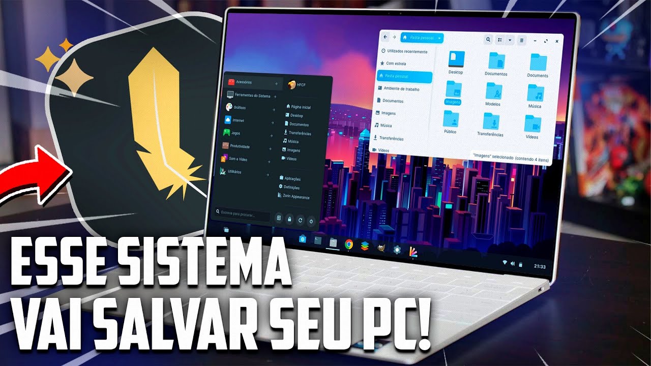 🤯Lançou a Melhor Alternativa Leve ao Windows Pra PC! Linux Lite 7.0 ...